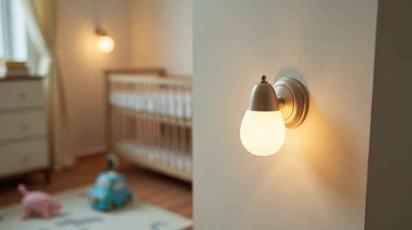Apportez une lumière douce avec une veilleuse murale bébé