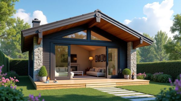Chalet livré monté - la solution rapide pour s'installer sans travaux