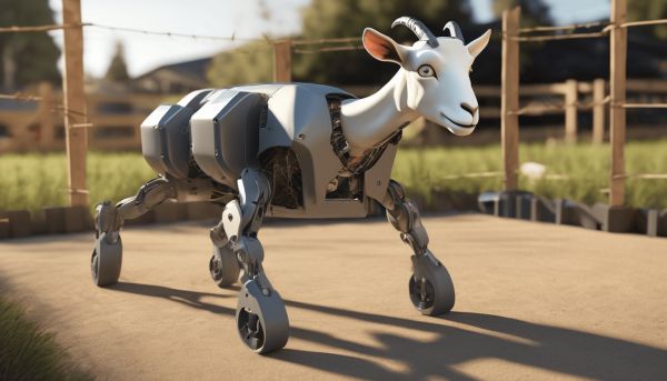 Comment le goat A1600 RTK gère-t-il les obstacles pendant la tonte ?