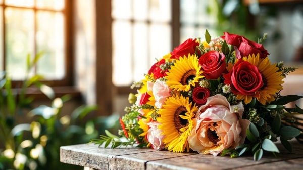 Hommages floraux : découvrez les créations d'un fleuriste local