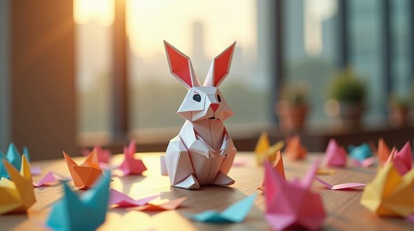 Maîtrisez l'art de l'origami 3d avec des animaux ludiques !