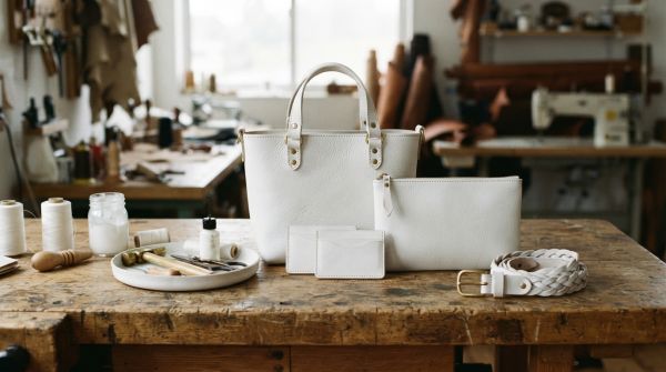 Transformez vos accessoires en cuir avec de la teinture blanche